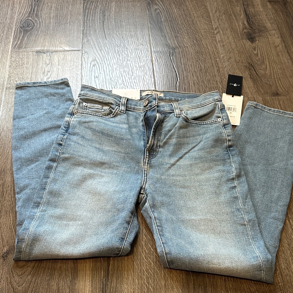 7 For All Mankind Light Blue Women Jeans